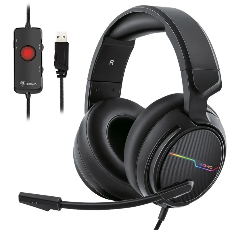

NUBWO N18 Headphones Gaming PUBG Computer Desktop Over-Ear Bass Headset