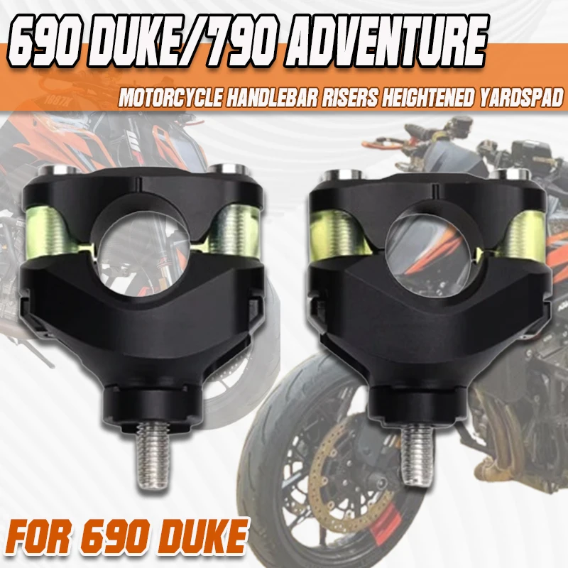 

For 690 Duke 790 Adv 1190 ADV 1290 Super Adventure 28mm Handlebars Risers Mounting Bar Adjustable Progressive Handlebar Dampings