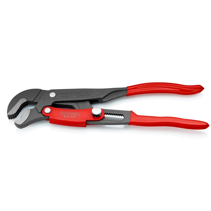 KNIPEX 83 61 010 Pipe Wrench 13-inch S-Type Fast-adjustment Pipe Plier Hardened Teeth Self-locking Hand Tools Labor-saving