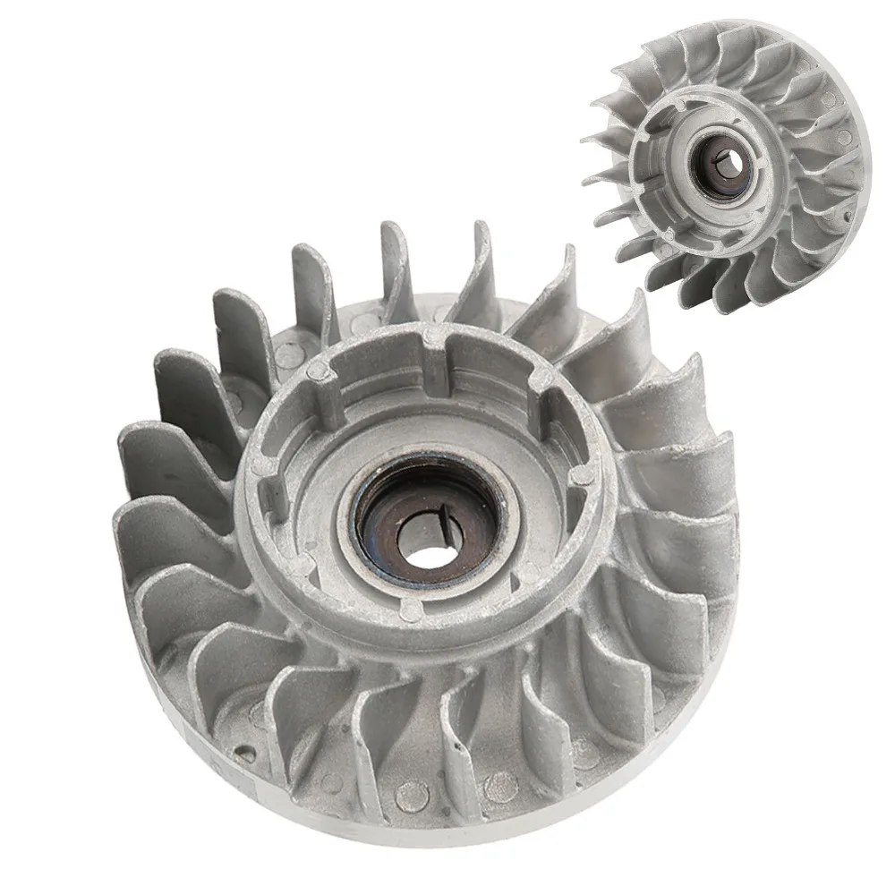 Aluminium Alloy Chain Saw Flywheel Grey Compact Fly Wheel Accessory Easy to Install for STIHL 066 MS660 MS650 MS 650 660