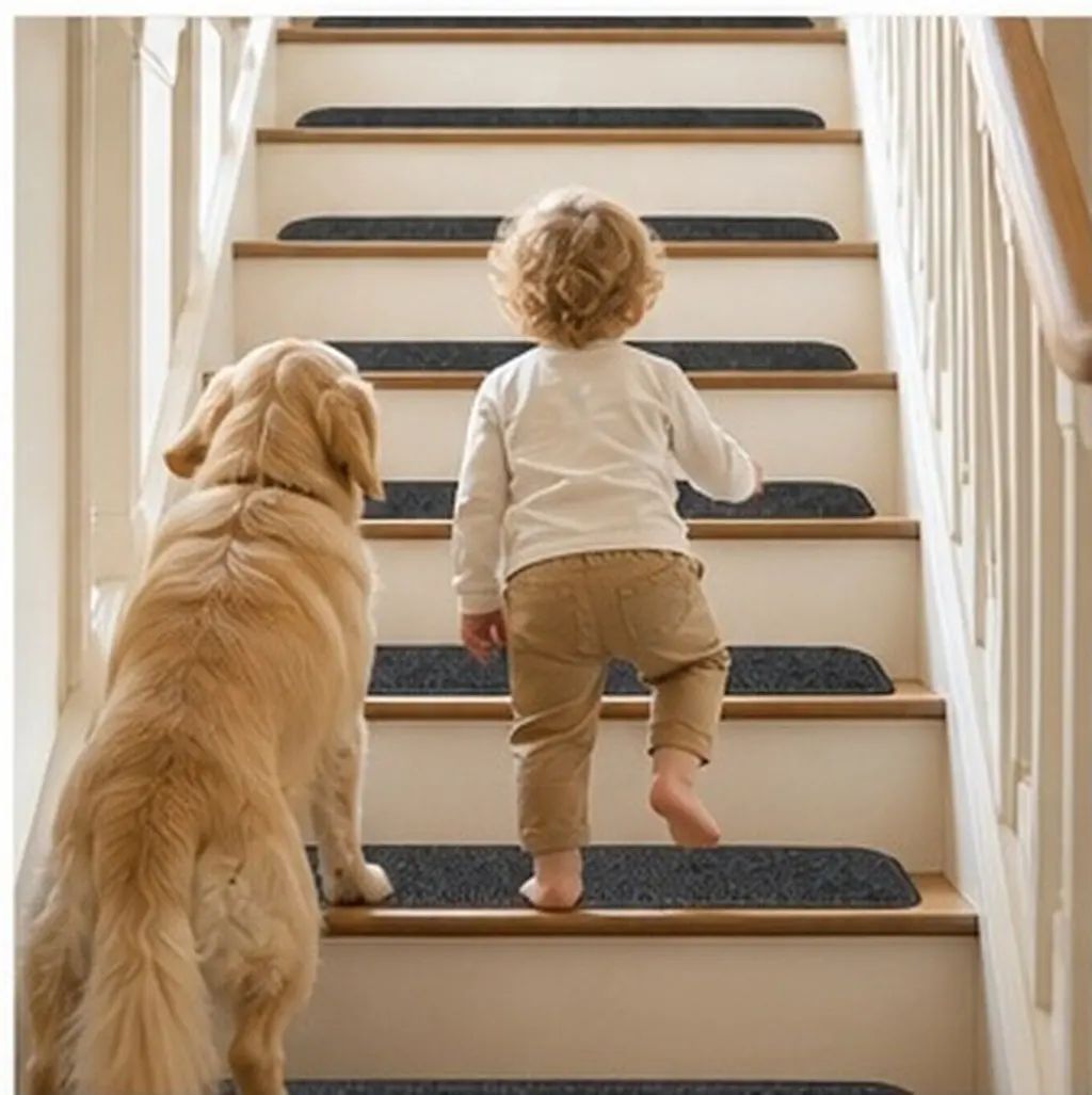 15 pcs Floor Mat Home Rug Carpet Room Bedroom Living Halloween Christmas New Year Carpet Runner Stairs Carpet Protector Stairs