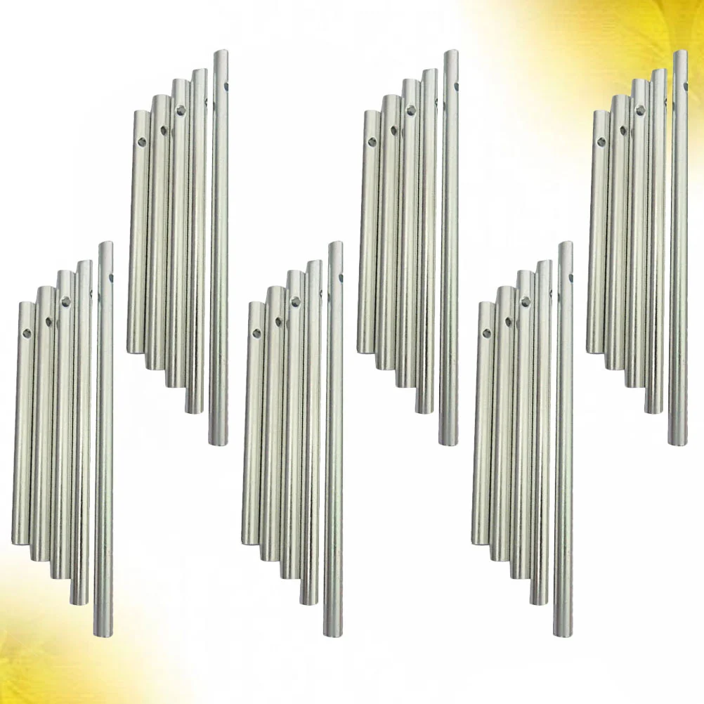 

30 Pcs Wind Chimes Kit Decorations Household Products Tubes for Making Miss Material Aluminum