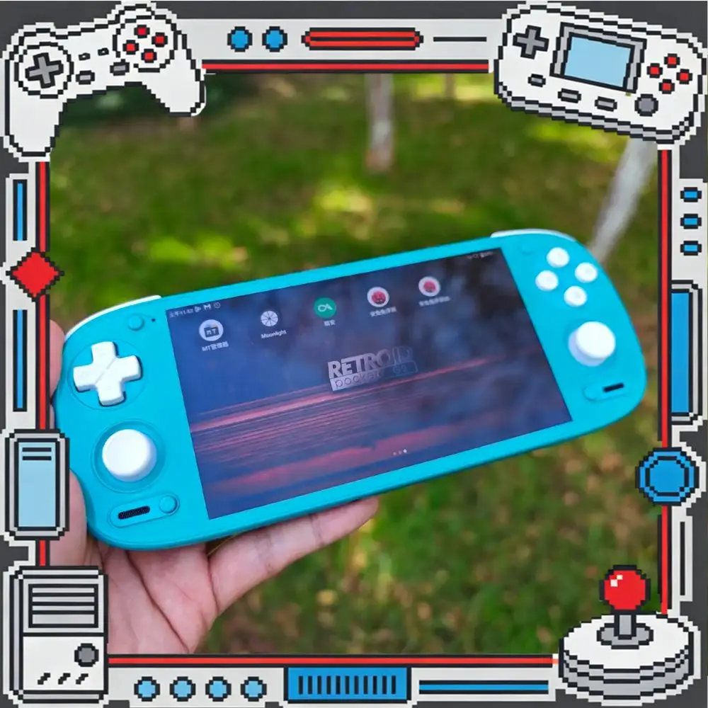 

Игровая консоль Retroid Pocket Pocket G2 на Android с джойстиком на датчиках Холла, 5,5-дюймовым AMOLED-экраном 1080P и аккумулятором 5000 мАч, портативная консоль RP G2