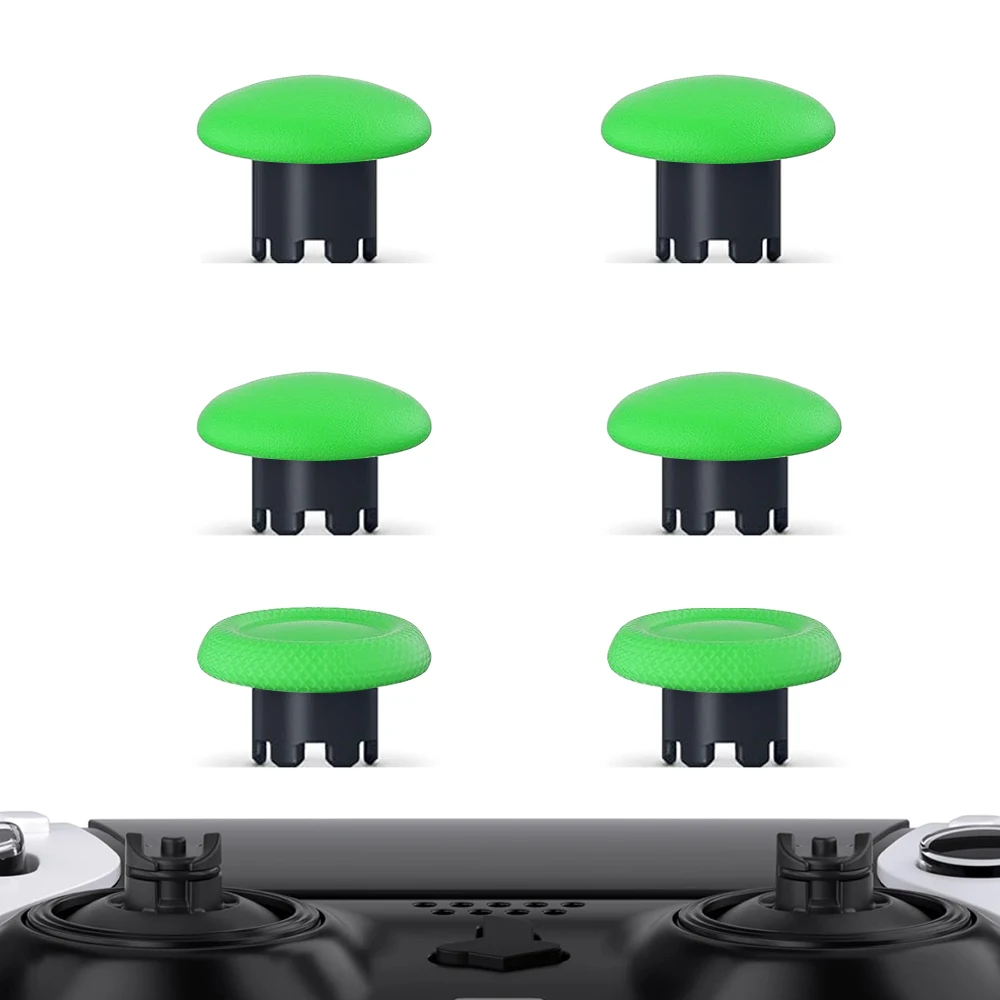 غطاء عصا التحكم البديلة لوحدة تحكم PS5 Edge Dualsense و4 مجاديف باللون الأخضر #3