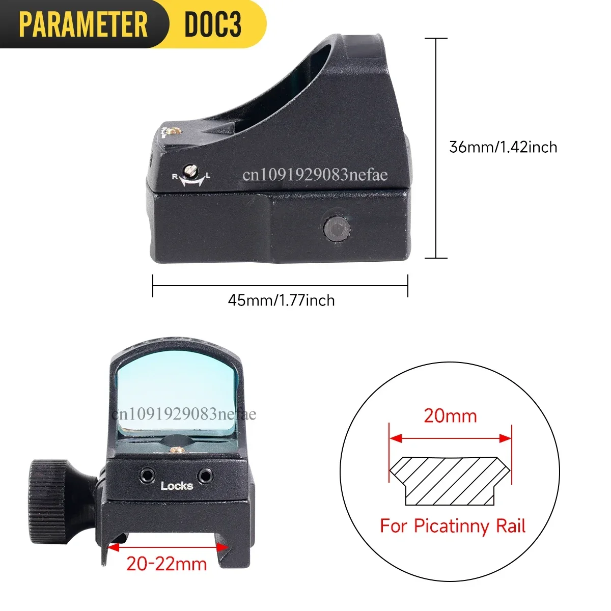 Gen III ريد دوت البصر التكتيكية الصيد Riflescope مضيئة التلقائي تعديل حساس للضوء الادسنس كوليماتور الملحقات #5