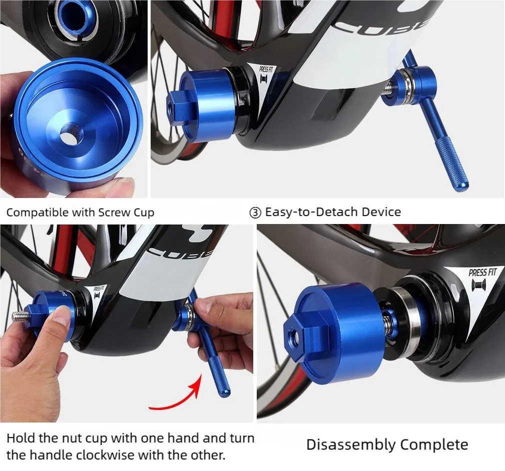  TOOPRE Mountainbike- und Rennrad-Innenlager-Montage- und Demontagewerkzeug BB86/PF30/92/386 Universalwerkzeug – Detail 18