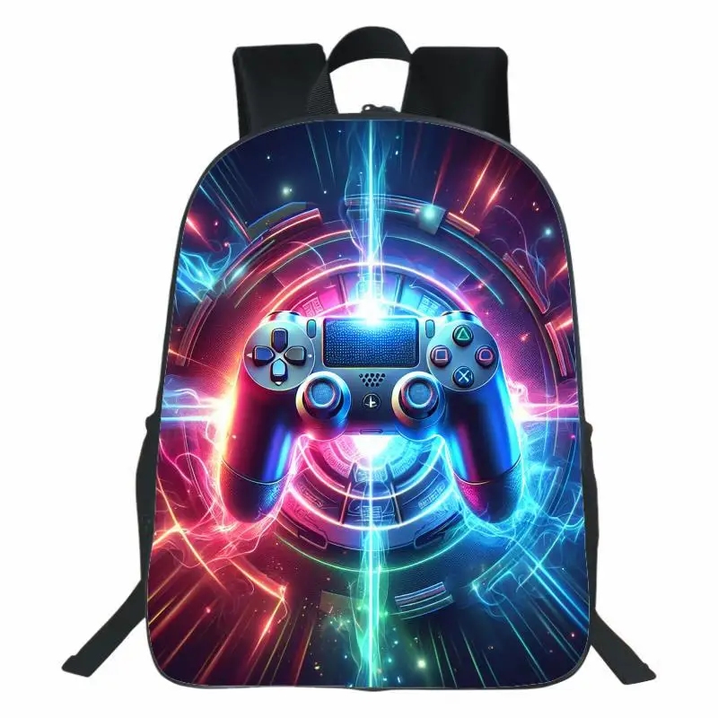 3D printed GamePad game controller, children's backpack, primary and secondary school backpack, youth backpack