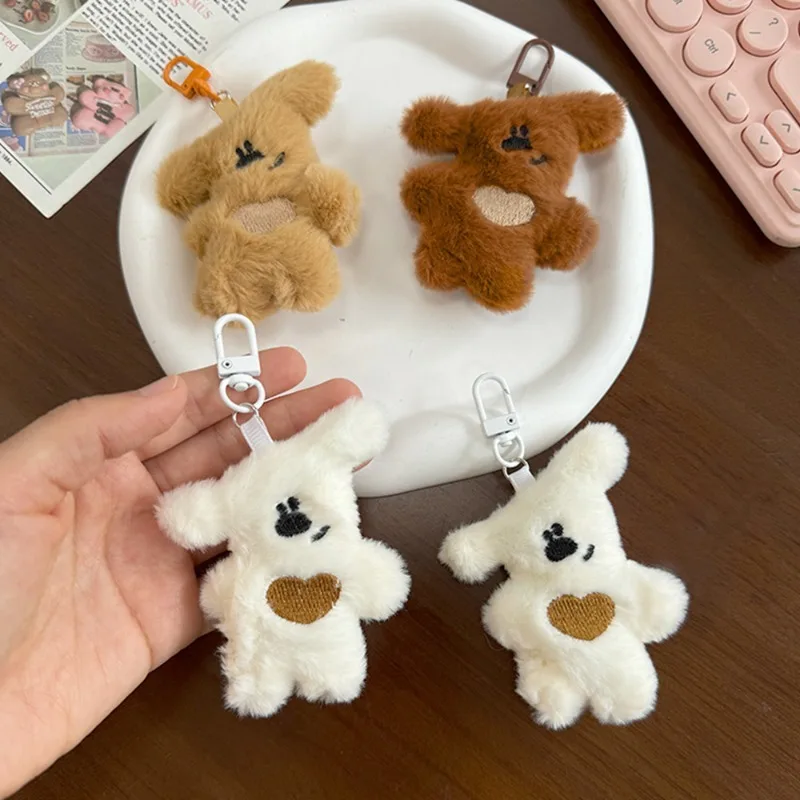 

Милый плюшевый брелок-медведь, плюшевая кукла-брелок, милый плюшевый кулон для рюкзака, украшение для автомобильных ключей и сумок, подарки для девочек
