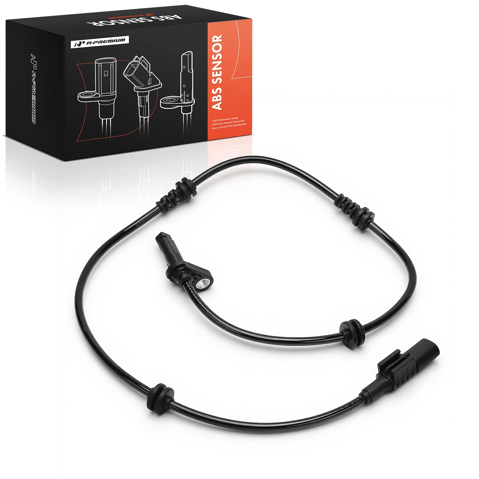 A-Premium Front Driver or Passenger Side ABS Wheel Speed Sensor for Mercedes-Benz E280 2007 E320 2004-2005 E350 2006-2009 E500 8