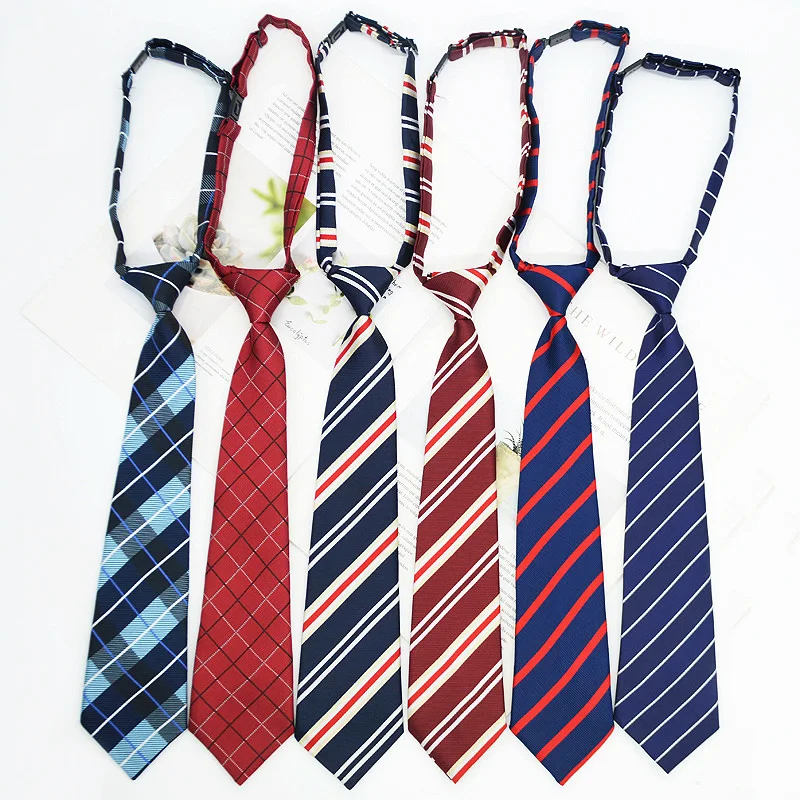 

33*6cm/13*13cm JK Necktie for Wedding Party Boys Girls Tie Woven Necktie for Men Women Neck Wear Men's Stripe Ties Gifts