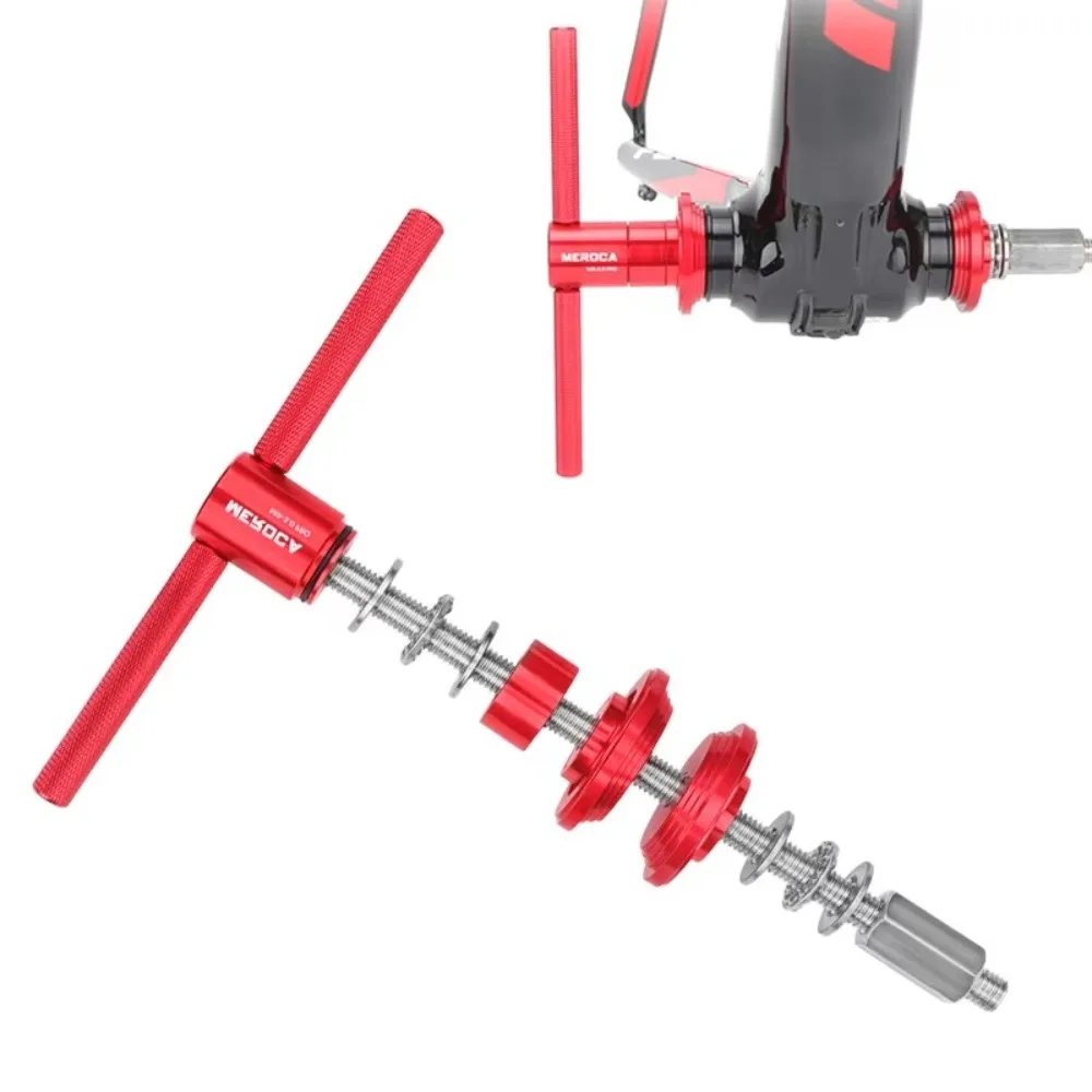 

MEROCA Bicycle Bottom Bracket Aluminum Alloy Workmanship BB Installation Tool Bike Headset Installation Tool