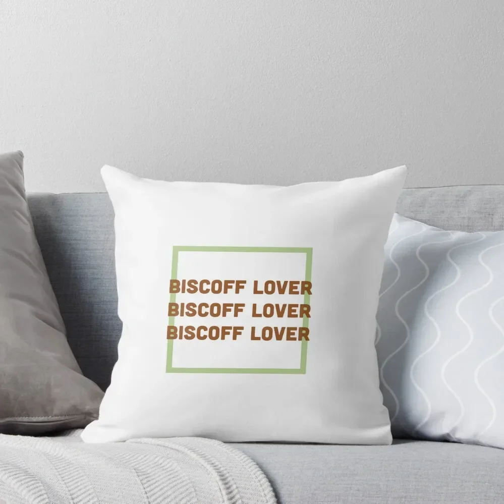 

biscoff lover Throw Pillow Christmas Pillow Cases Sofa Cushion Cover Custom Cushion anime girl pillow