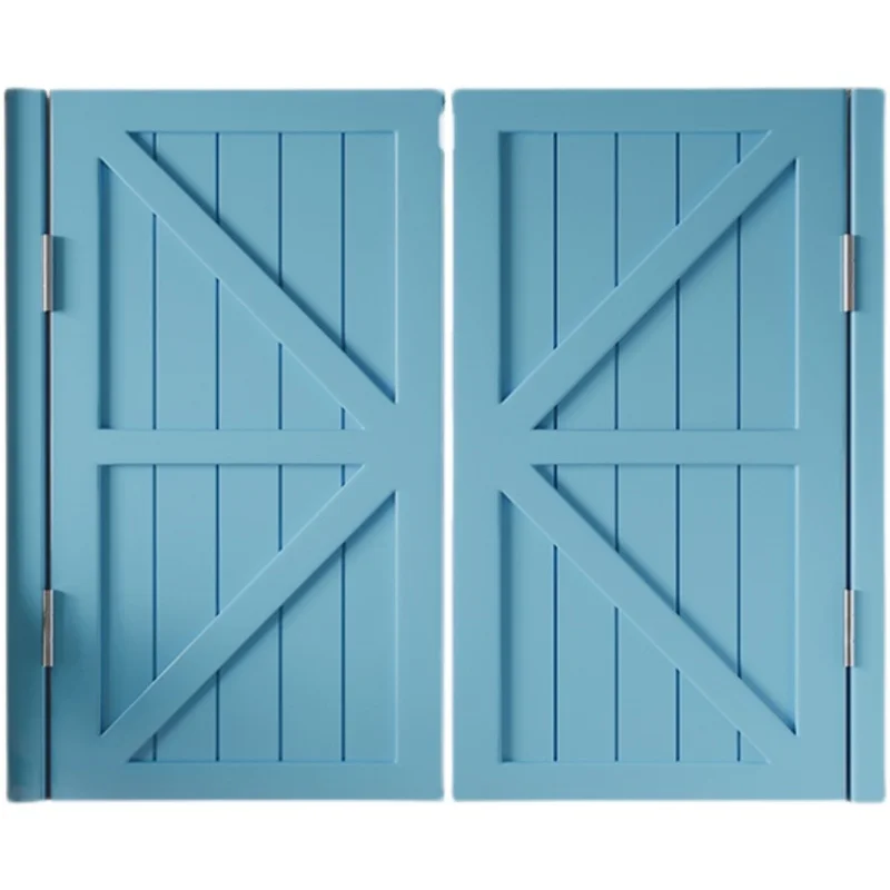 

Customized solid wood half-waist door, indoor partition fencedoor, double open freedoor, corridor lowdoor, aisle door, bathro