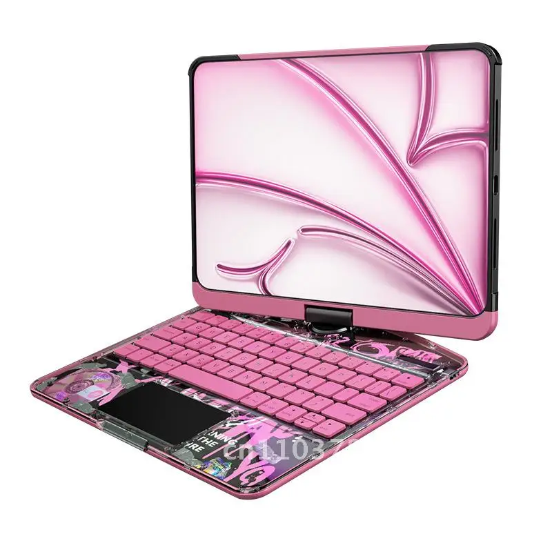 

Nai Dun Wonderful Control Bluetooth Keyboard for Apple iPad Rotating Stand Compatible with pro And Air Models