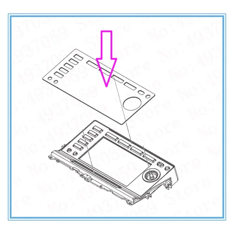 New DAH2680 For Pioneer CDJ-2000 CDJ2000  Display External Plastic Panel