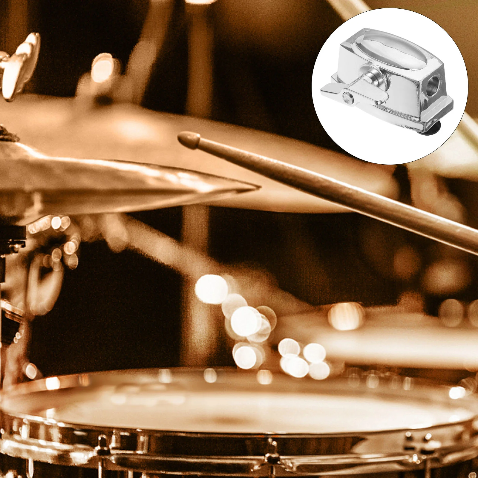 Accessories Drum Saddle Lug Adjuster Snare (l18 Saddle-52mm) Percussion Bases Part Instrument Silver Plated Iron Parts