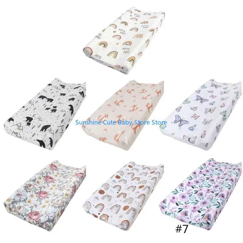 C5AF تنفس حشية متغيرة غطاء قابلة لإعادة الاستخدام حفاضات مبدل حصيرة ملاءات لينة الطفل الحفاض تغيير الجدول كم حالة للراحة