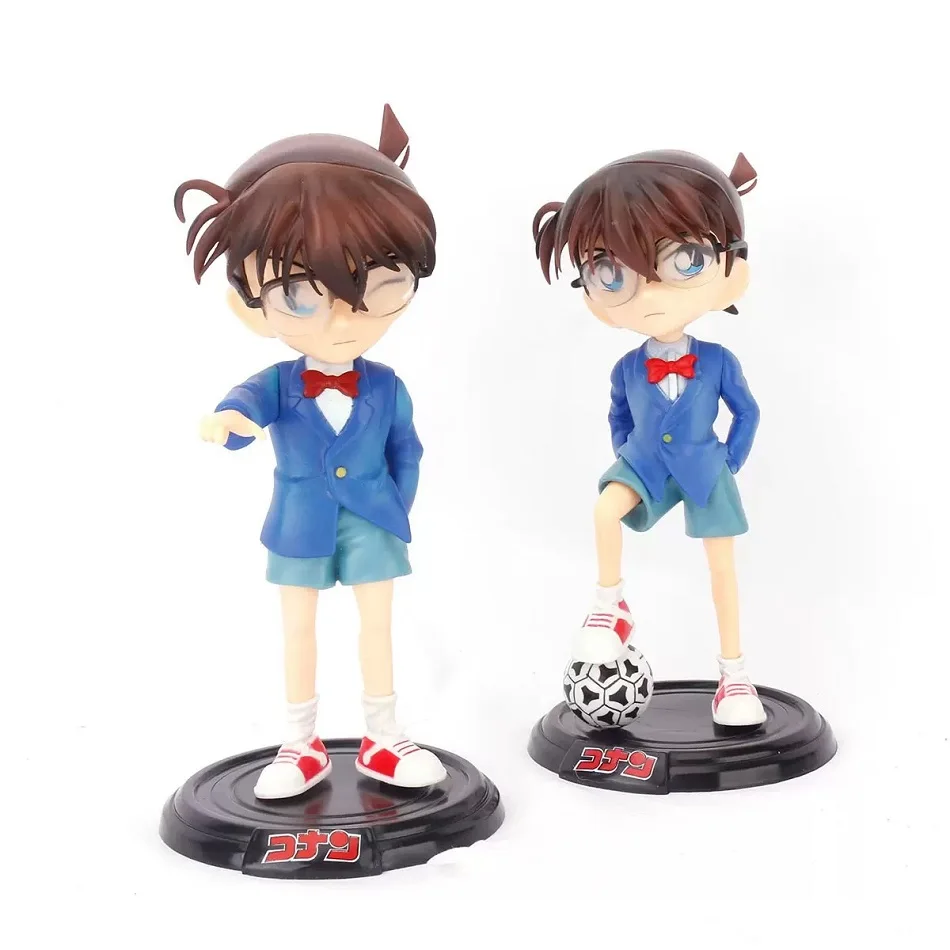 Figurka Anime Detektyw Conan 20 cm Conan Edogawa Kudou Shinichi Figurka Anime Gadżet PVC Model Zabawki dla Dzieci Lalki Prezenty