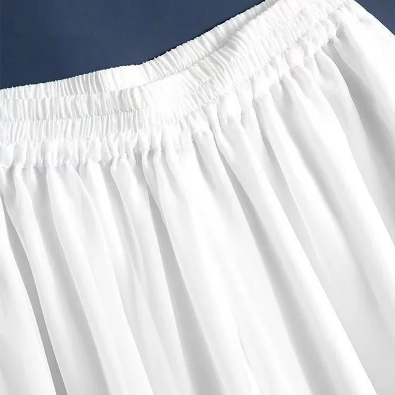 Classica Tänzerhose, Sommer-Chiffon-Hose mit weitem Bein, zweilagige Tanz-Übungskleidung, lockere Tanzhose für Damen, Yoga-Hose – Detail 2