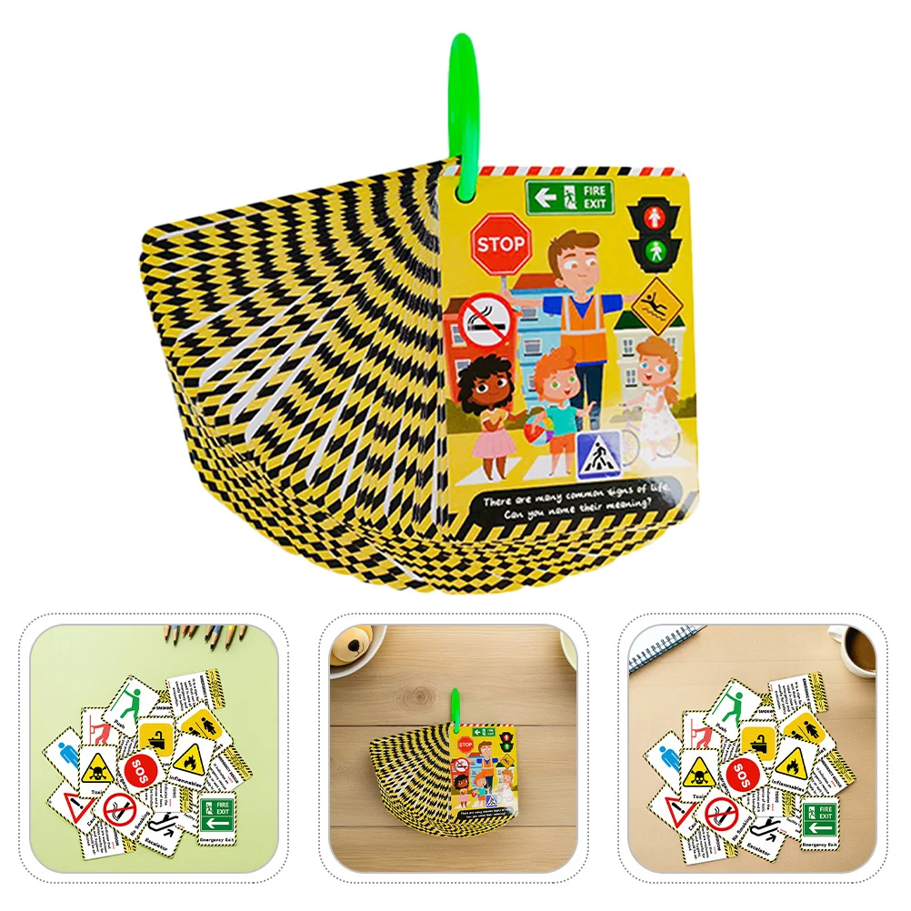 

2Set Early Childhood Education Cards Portable Waterproof Flashcards for Cognitive Development Early Learning Flash Cards