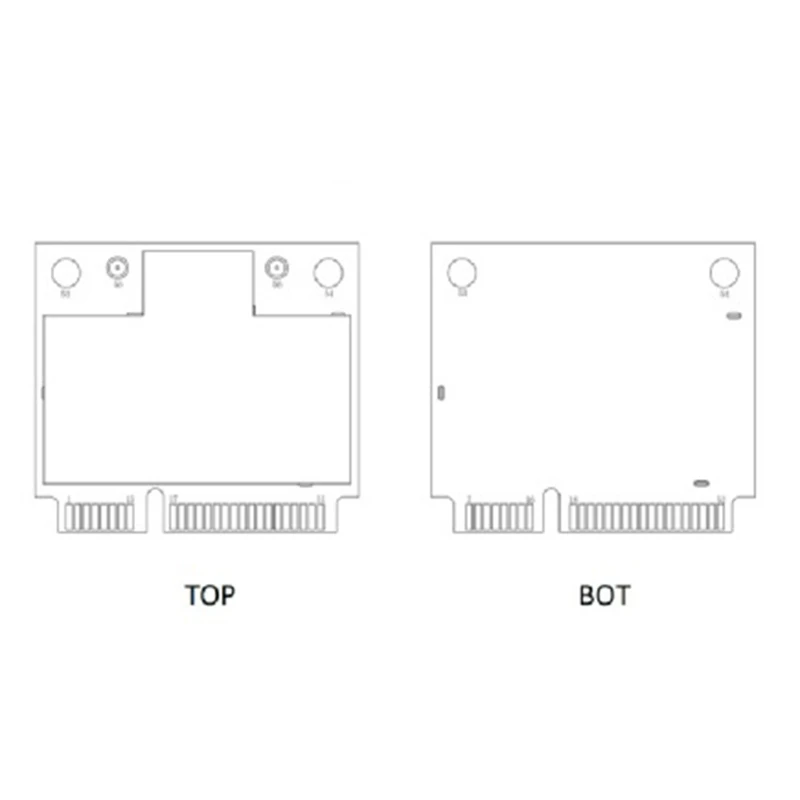 Placa sem fio rtl8822ce, 2.4g banda dupla, wi-fi, módulo sem fio, adaptador pcie, dropshipping