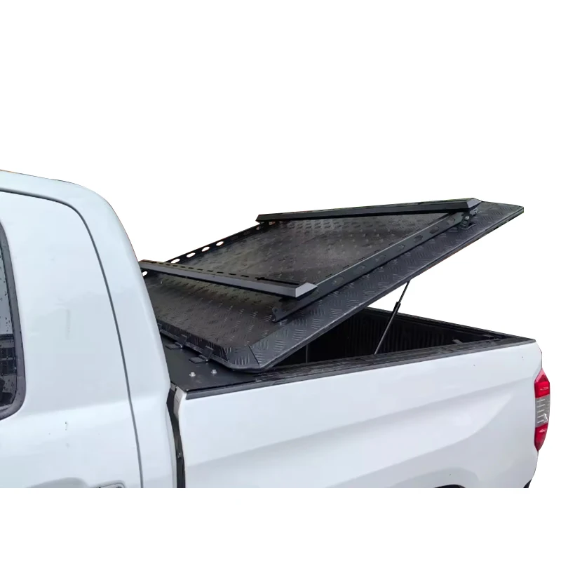 Cant Folded Aluminum Material Truck Tonneau Bed Cover for Different Pick up Cars