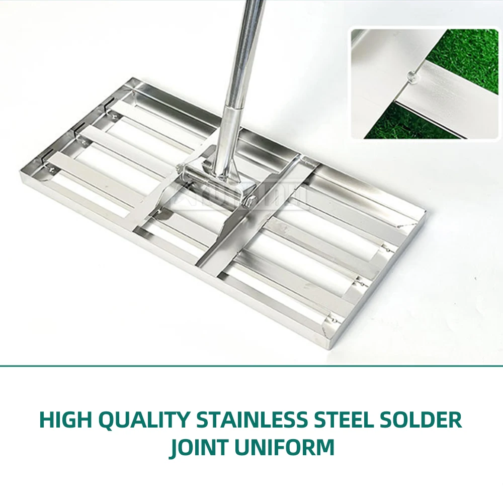 

Lawn Leveling Tool Courtyard Renovation Tools Manual Stainless Steel Lawn Leveler Golf Course