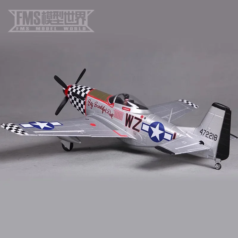 Fms 800mm P51 Nomado Fixed Wing Electronic Remote Control Model Aircraft World War Ii Realistic Aircraft Model Ornament Toy Gift