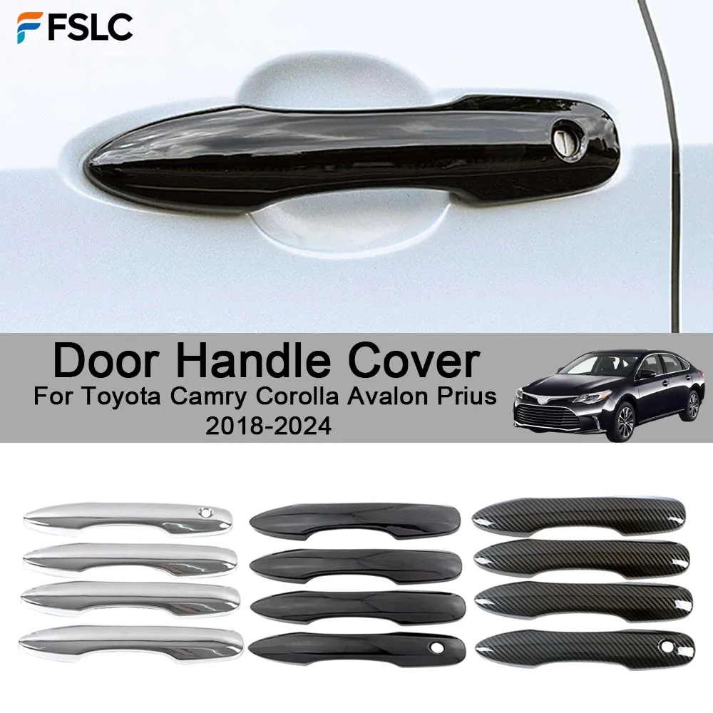 

Cars Accessories Door Handle Cover For Toyota Camry Corolla Avalon Prius 2018-2024 Car Decoration Styling Modify A Car