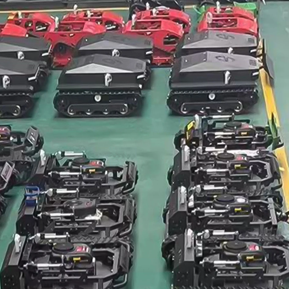 PRODUCT-Industrial Remote Control Crawler Mower Track Lawnmower   16/22HP 4-STROKE