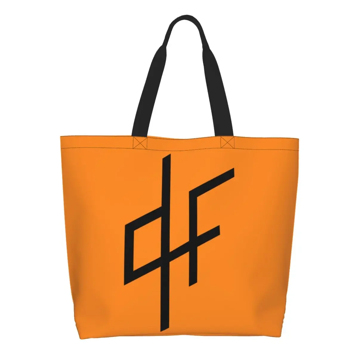 

Холщовая сумка для покупок с логотипом французского рэпера на заказ PNL QLF, женская портативная большая вместительная сумка-тоут для продуктов