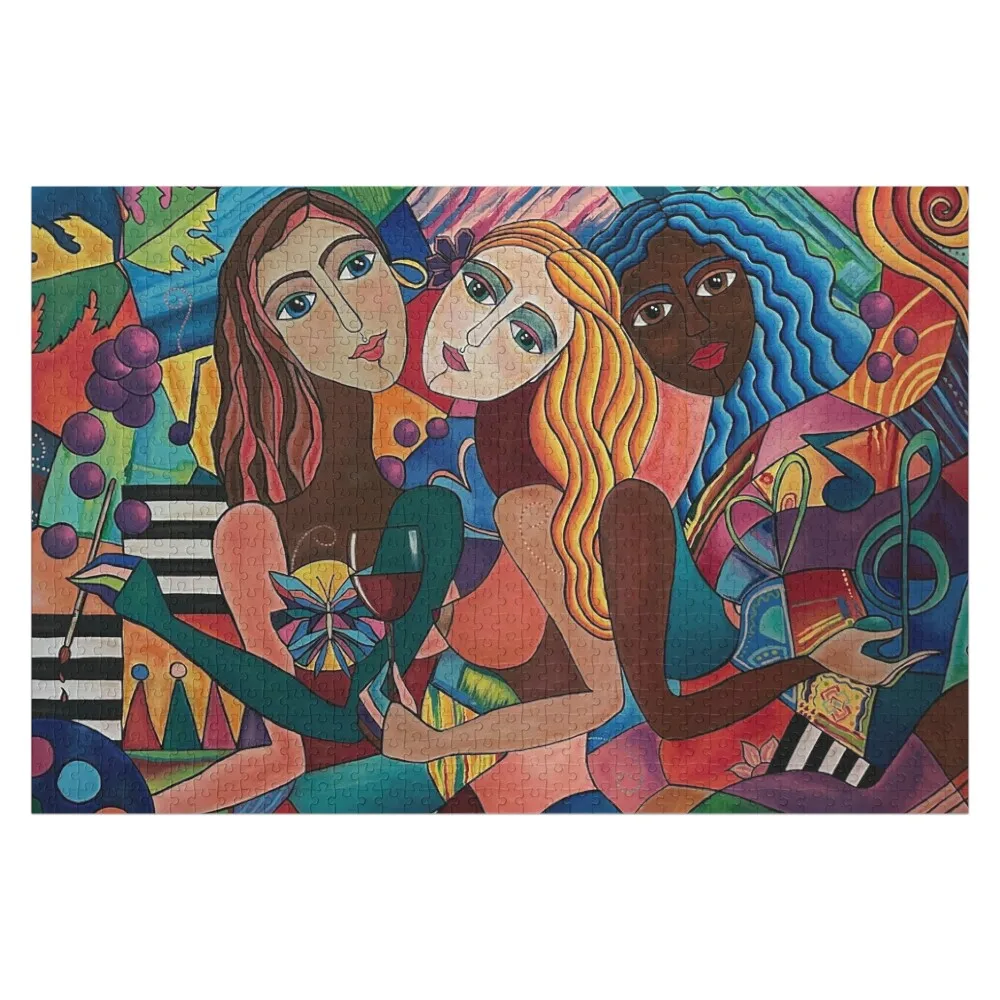 

Women in Arts Jigsaw Puzzle Personalised Custom Kids Toy Personalized Gift Married With Photo Puzzle