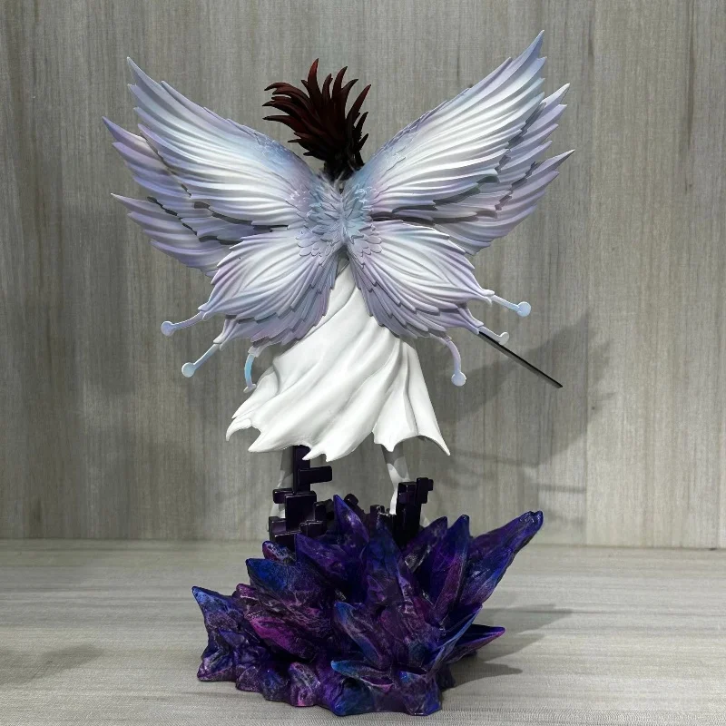 32 cm Bleach Blue Aizen Sasuke Vlinder Transformatie Anime Beeldje Model Standbeeld Collectie Tafelblad Decoratie Vakantie Cadeau