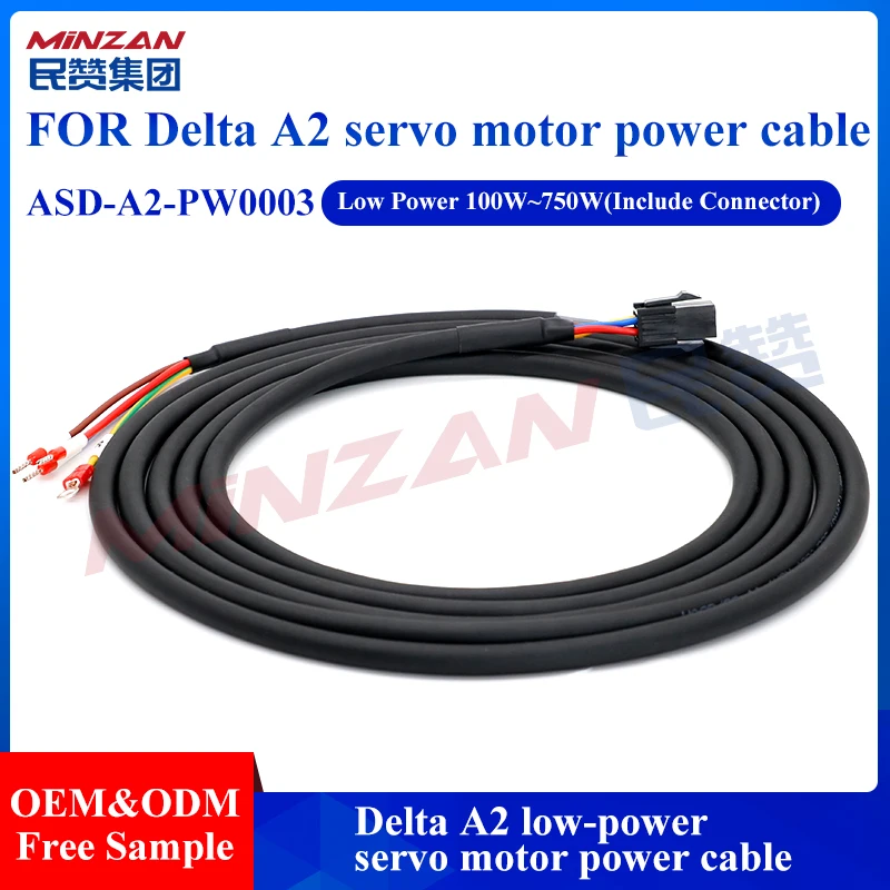 

for Delta Servo Motor Encoder Cable High Flex Power Supply Wire Durable Industrial Flexible Cable for Automation