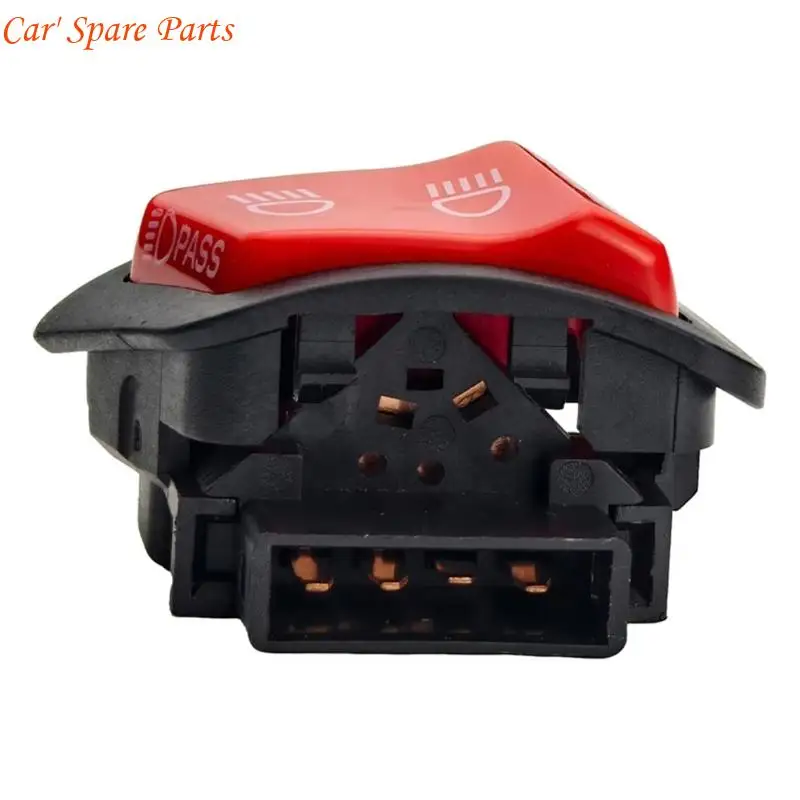 Y4UA Universal Motorcycle Headlight High Low Beam Toggle Switches Weatherproof for Bike