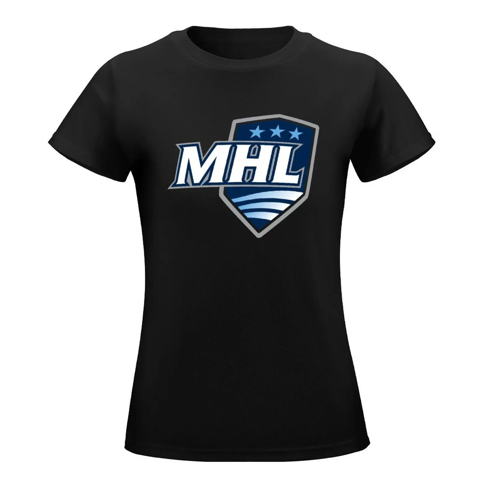 Maritime Junior A Hockey T-Shirt blanks summer clothes anime Female clothing Summer Women's clothing