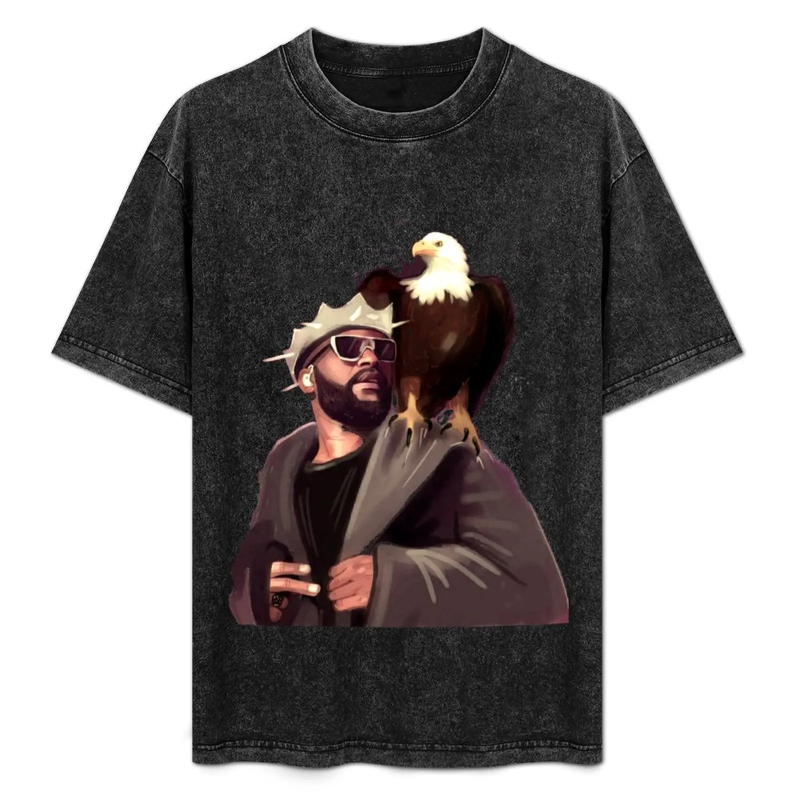 

Fally ipupa Eagle T-Shirt oversized t shirt vintage graphic tee T-shirts oversize Men's clothing