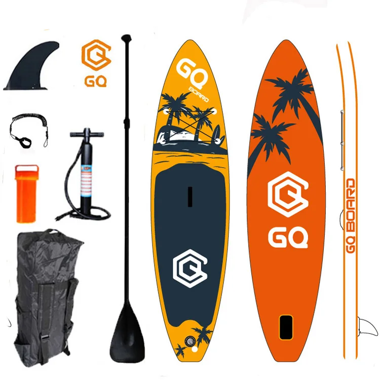 

BSCI Factory Wholesale Cheap Stand up Paddle Board Inflatable Isup GQ Board Soft Top Board with Six Accessories