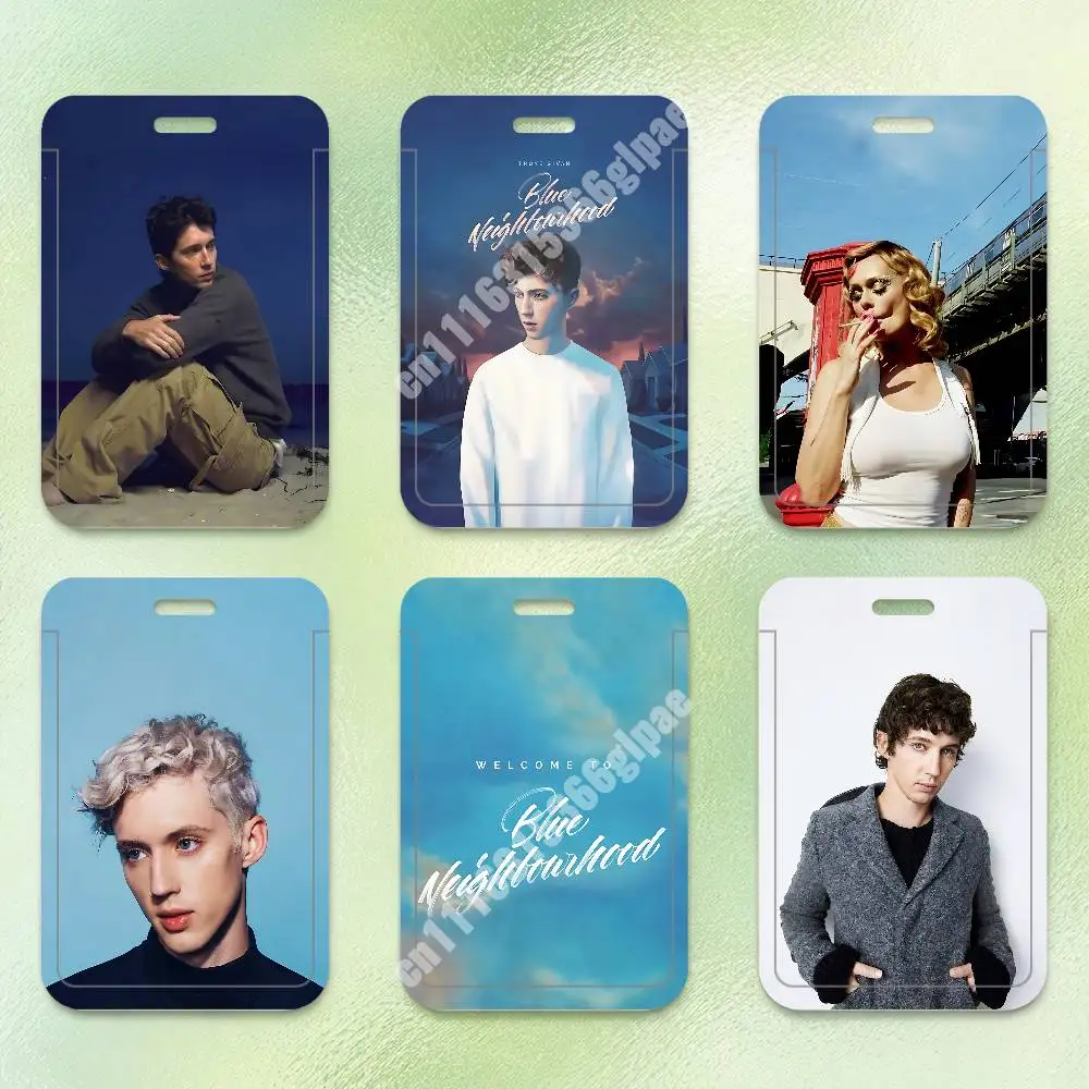 T-Troye S-Sivan She's The Best Plastic Card Holder Worker ID Card Clear Transparent Employee Visitor Pass