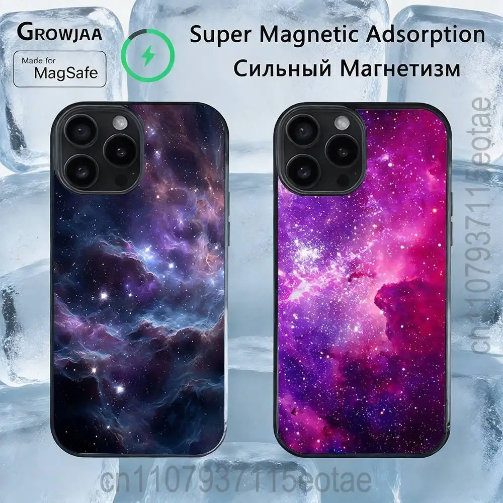 

Space For Galaxy Universe COOL Magnetic Case For IPhone 14 16 17 13 12 11 15 Pro Max Plus For Magsafe Wireless Charge Cover
