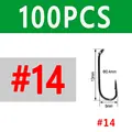 100 Piezas Tamaño 14