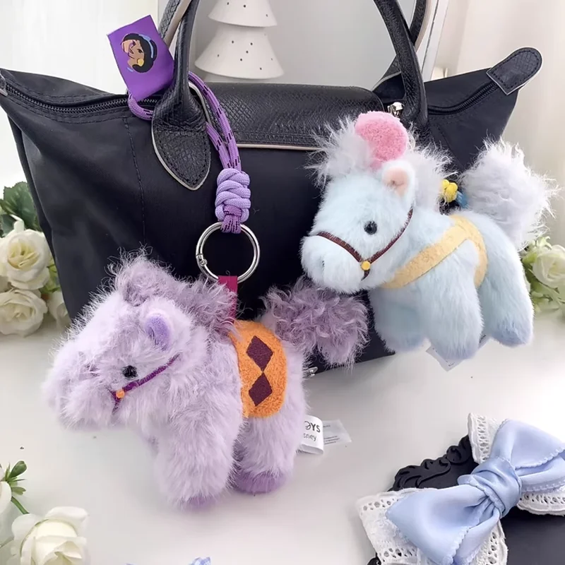 

Genuine Disney Princess Pony Pals Series Blind Box Cute Bag Pendant Figure Doll Toys Birthday Gift For Girls Horse Year Pendant