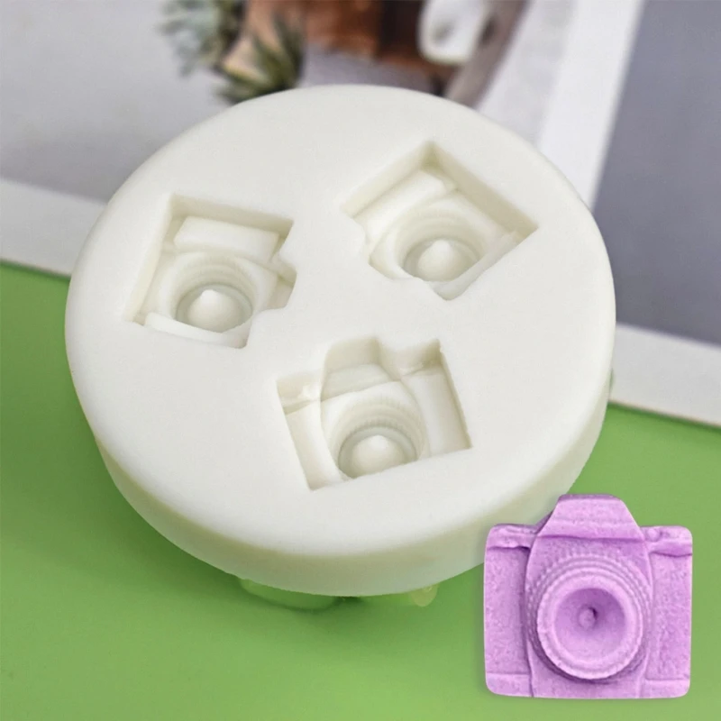 Mini Camera Silicone Mold Fondant Mould Cake DIY Supplies Pastry Baking Tools Resin Ornaments Handmade-Soap Mold Dropship