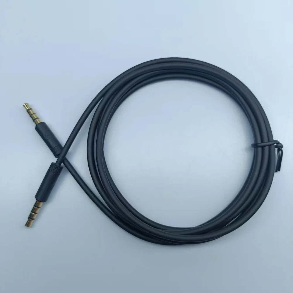 Replacement Audio Cable 1.6m 3.5mm for Logitech G233 G433 G PRO G PRO X2 For Gaming Headsets Black Lightweight