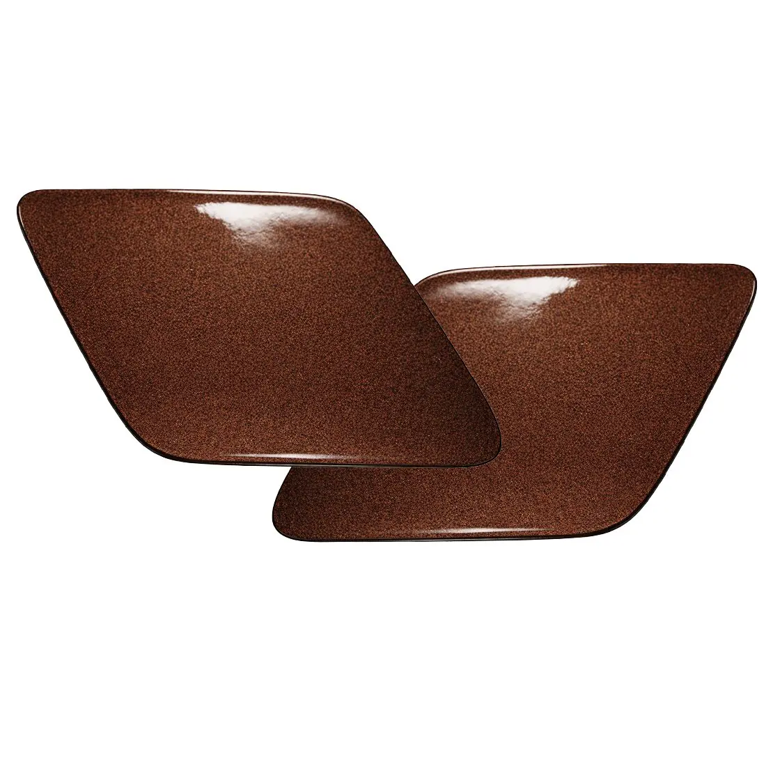 39825430 39825447 1 Pair Maple Brown Front Headlight Washer Nozzle Cover Cap Plastic Fit For Volvo XC90 2016 2017 2018 2019-2022