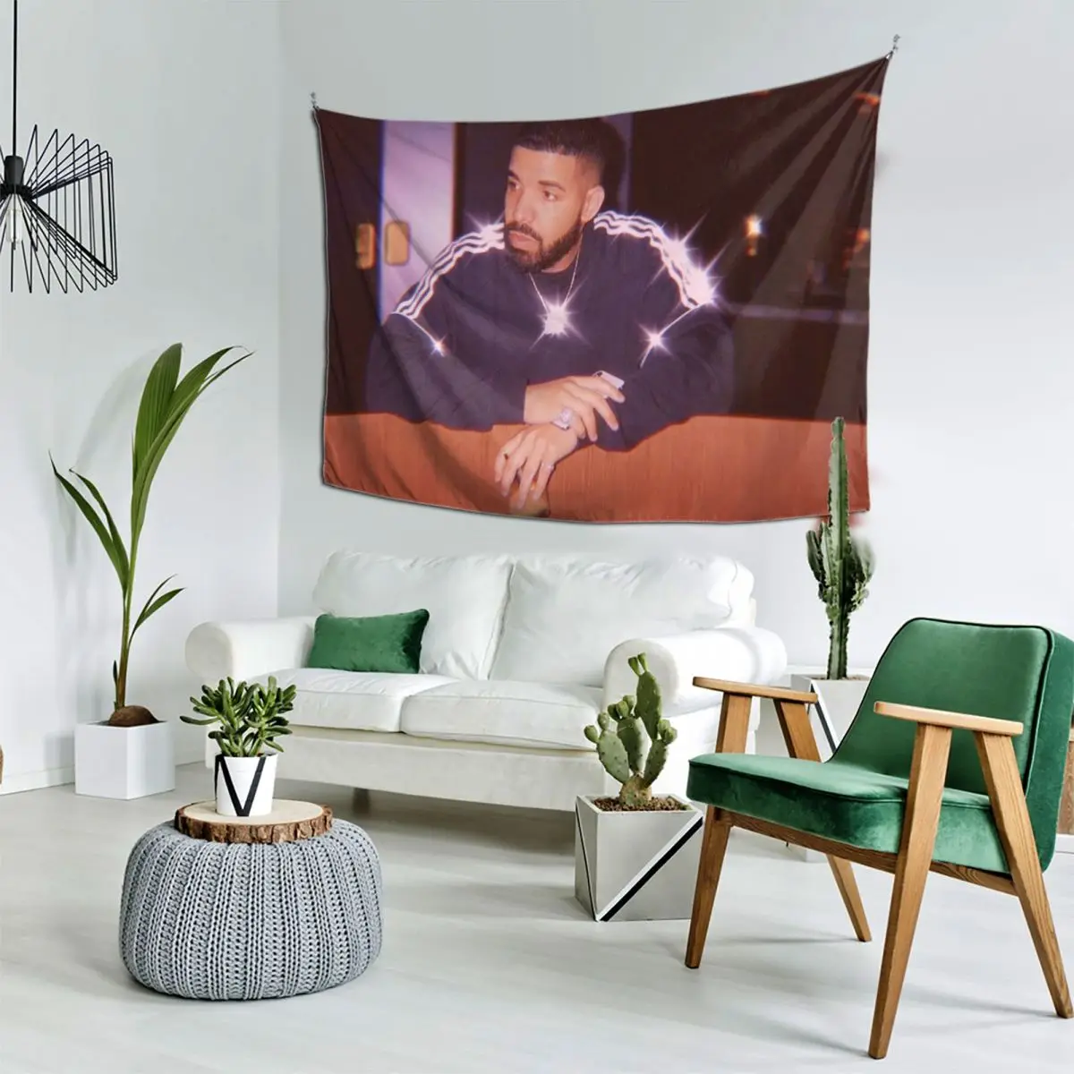 

drake bling Tapestry Room Decorations Cute Room Things Wall Hanging Wall Decor Home Tapestry