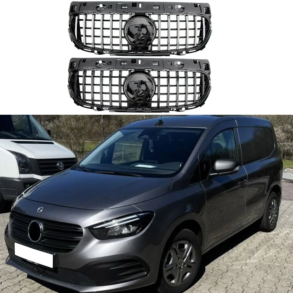 Front Racing Upper Facelift Grilles Radiator GTR Grill Panamerica Style For Mercedes-Benz Citan W416 2021 2022 2023