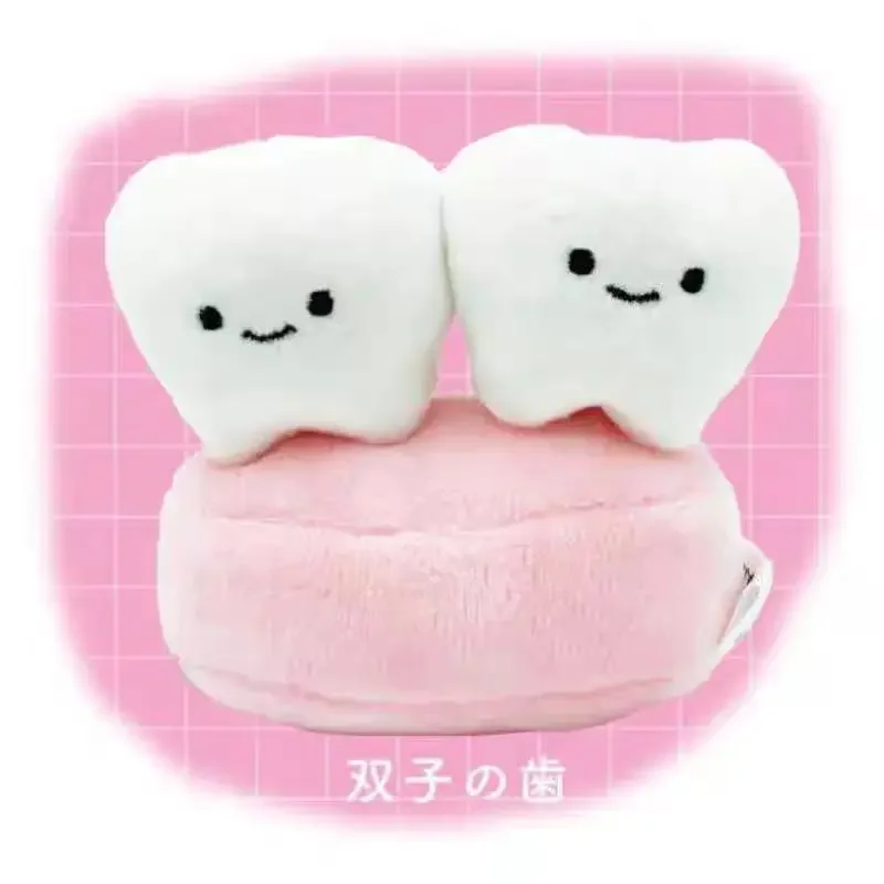 

Genuine Anime Peripherals S3 Teeth Plush Series Gacha Teeth Brush Mouthwash Bag Pendant