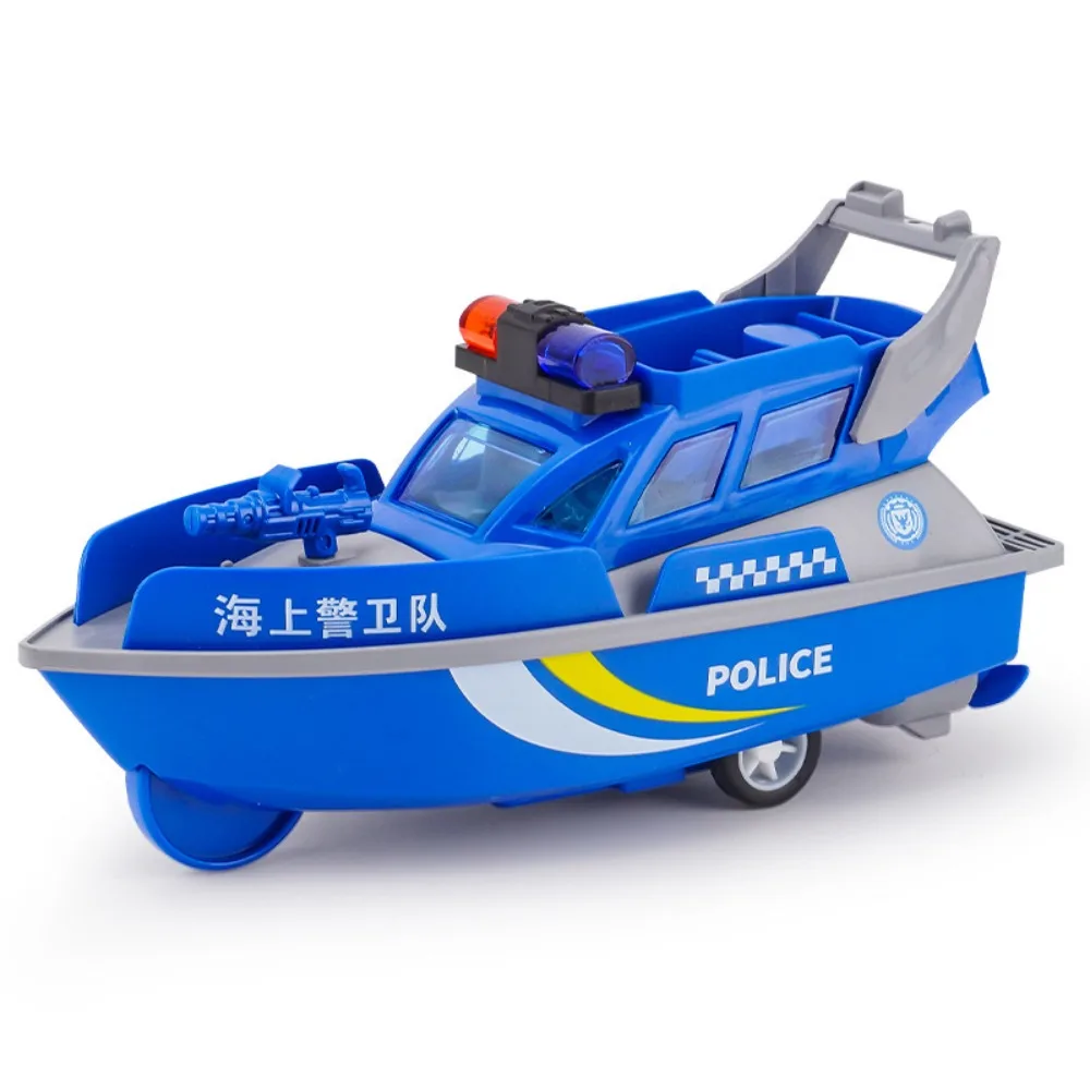 

Impact-resistant Inertial Patrol Ship Model Toy Thickened No Battery Freewheeling Speedboat Toy Drop-resistant Emulational