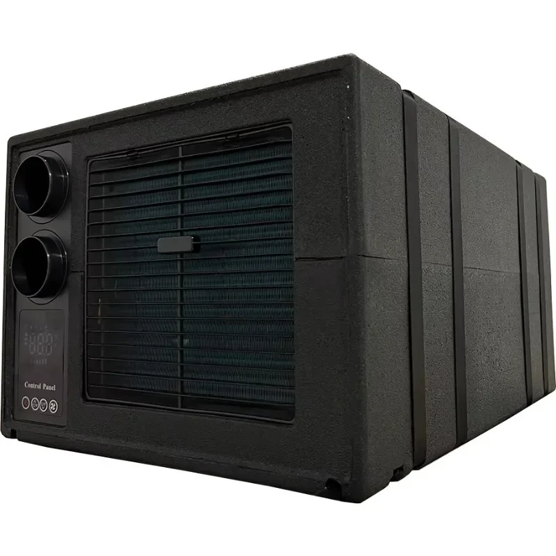 Aire acondicionado portátil para coche, refrigerante Universal 12v 24v 48V nuevo bajo el banco RV Inverter R134A